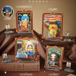 Конструктор LOZ mini Объемная картина Крик Мунка без фигурок Фото 1