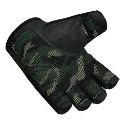 Перчатки для фитнеса RDX T2 Half Army Green M Фото 2