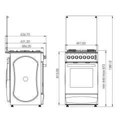 Плита Grunhelm G4FG5612W Фото 3