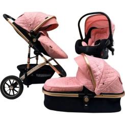 Коляска Maxibaby IQ 3 в 1 - Pink Фото