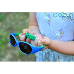 Детские солнцезащитные очки Koolsun Flex сине-зеленый 3-6 лет Фото 3