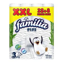 Туалетная бумага Familia 3 шари 32+8 рулонів Фото