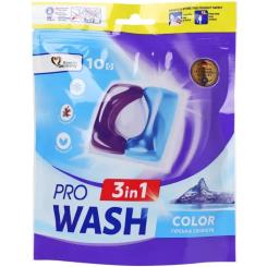Капсулы для стирки Pro Wash Color Гірська свіжість 10 шт. Фото 1
