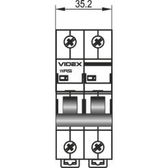 Выключатель нагрузки Videx 2п 63А VF-RS-VN263 RESIST Фото 4