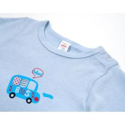 Боди детское Breeze с длинным рукавом с автобусом Фото 2