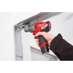 Шуруповерт Milwaukee M12 FPDX-202X, 37Нм, 2x2Ач, 2 насадки, кейс Фото 9