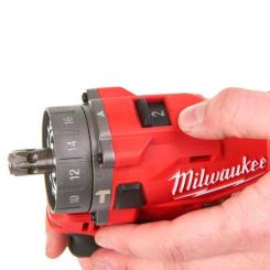 Шуруповерт Milwaukee M12 FPDX-202X, 37Нм, 2x2Ач, 2 насадки, кейс Фото 7