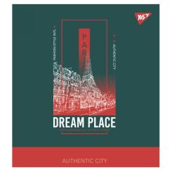 Тетрадь Yes А5 Dream place 48 аркушів лінія Фото 2