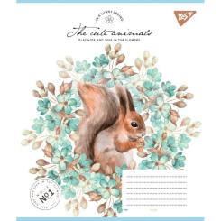 Тетрадь Yes Sunny spring 12 аркушів клітинка Фото 1