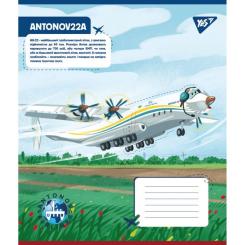 Тетрадь Yes Антонов. Модели 12 листов линия Фото 3