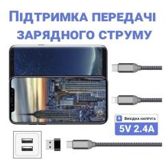 Переходник Dynamode USB-C Female to USB-A Male OTG Фото 3