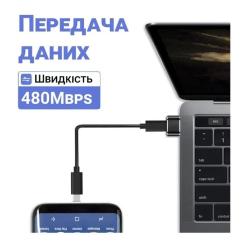 Переходник Dynamode USB-C Female to USB-A Male OTG Фото 4