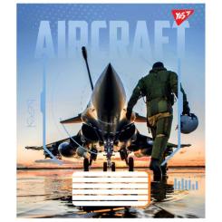 Тетрадь Yes Aircraft 36 листов клетка Фото 1