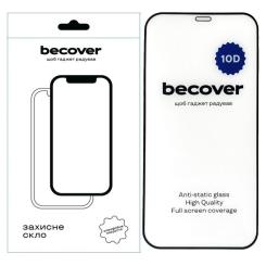 Стекло защитное BeCover Apple iPhone 12 10D Black Фото