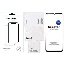 Стекло защитное BeCover Xiaomi Redmi 12C 10D Black Фото 1