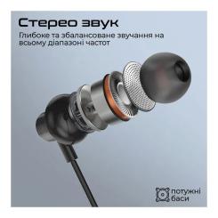Наушники Promate Silken-C Black Фото 2