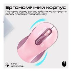 Мышка Promate Ken Wireless/Bluetooth Pink Фото 2