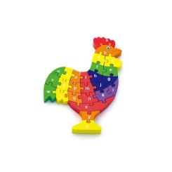 Пазл Viga Toys деревянный Петушок по буквам Фото