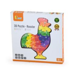 Пазл Viga Toys деревянный Петушок по буквам Фото 1