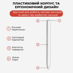 Стилус AirOn AirSens white for iPad Фото 5