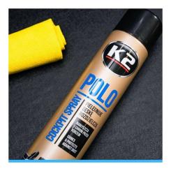 Автополироль K2 Polo Cockpit "Персик" 750мл Фото 1