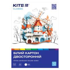 Белый картон Kite A4 Classic 10 листов Фото