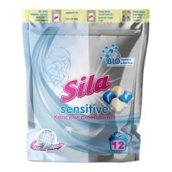Капсулы для стирки Sila Sensitive 12 шт. Фото