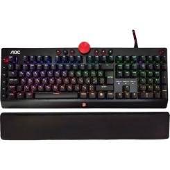 Клавиатура AOC AGK700 RGB Cherry MX Red USB Black Фото 10