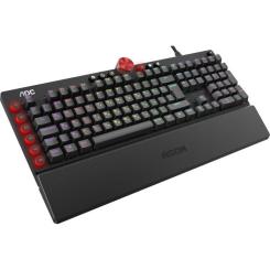 Клавиатура AOC AGK700 RGB Cherry MX Red USB Black Фото 1