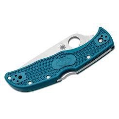 Нож Spyderco Endela K390 Serrated Blue Фото 2