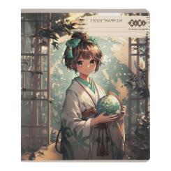 Тетрадь ZiBi предметная ANIME 48 листов клетка, география Фото