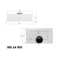 Вытяжка кухонная Weilor WB 64 WH Фото 11