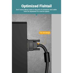 Кабель мультимедийный Vention VGA 15M-15M 3.0m ferrite Фото 10