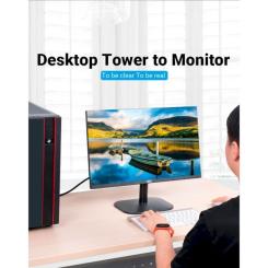 Кабель мультимедийный Vention VGA 15M-15M 3.0m ferrite Фото 3