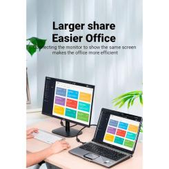 Кабель мультимедийный Vention VGA 15M-15M 3.0m ferrite Фото 8