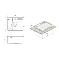 Мойка кухонная Nett NВ-5245 Фото 5