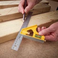 Угольник Stanley комбинированный, 300мм Фото 1