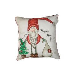 Наволочка Прованс декоративная Гном с мешком 45х45 Фото
