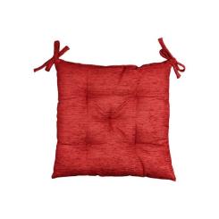 Подушка на стул Прованс CHENILLA Красная 40х40 Фото
