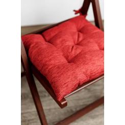 Подушка на стул Прованс CHENILLA Красная 40х40 Фото 1