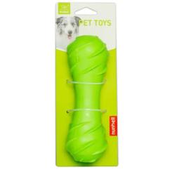 Игрушка для собак Nunbell Штанга рифлена 16 см Фото 1