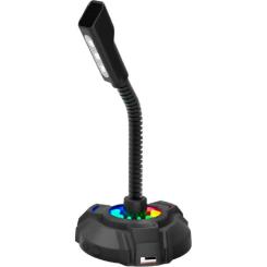 Микрофон HP DHP-1100C RGB backlit 3.5мм+USB Black Фото