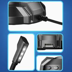 Микрофон HP DHP-1100C RGB backlit 3.5мм+USB Black Фото 3