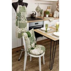 Фартук Прованс Пэчворк зеленый Фото 2