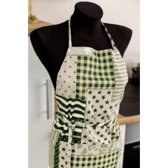 Фартук Прованс Пэчворк зеленый Фото 4