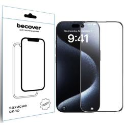 Стекло защитное BeCover Apple iPhone 16 Plus Black Фото