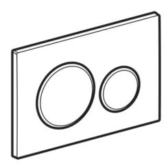 Панель смыва Geberit Sigma20 білий мат Фото 1