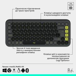 Комплект Logitech POP Icon Combo Bluetooth UA Graphite Фото 5