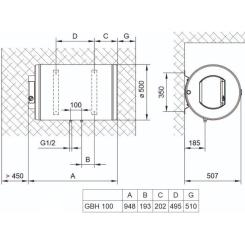 Бойлер TIKI GBH 100 ComfortH100V9 Фото 1