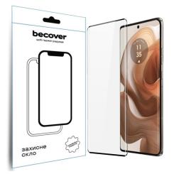 Стекло защитное BeCover Motorola Edge 50 Ultra Black Фото